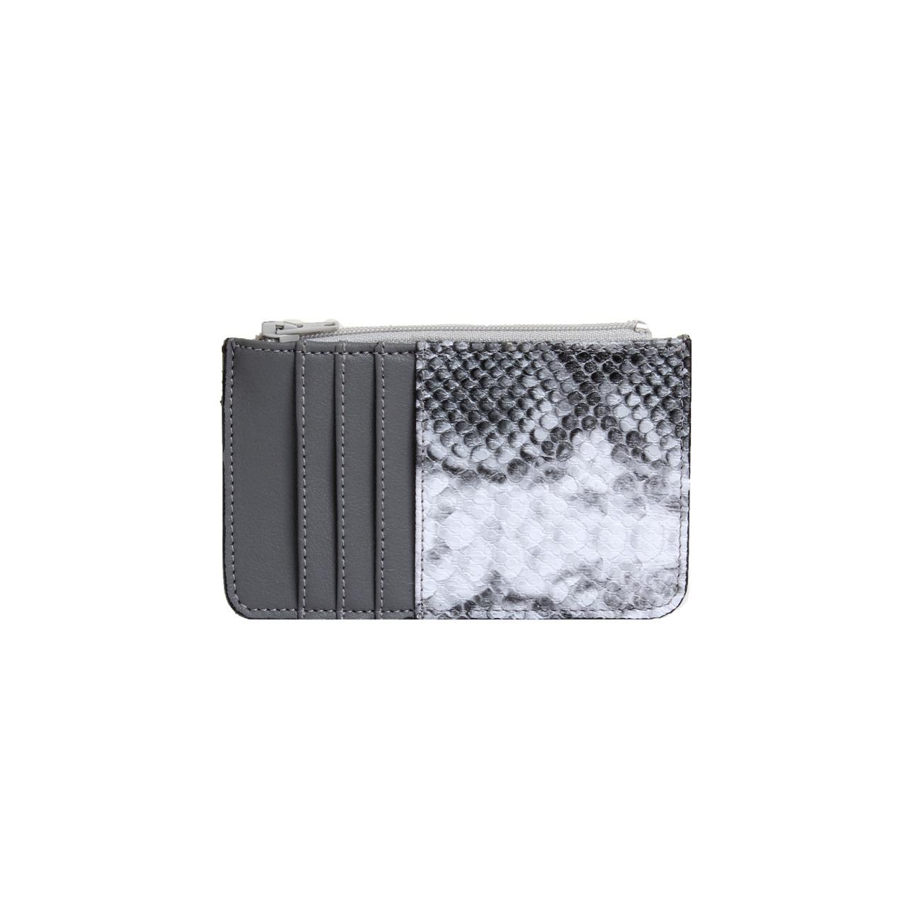 Grauer SnakeSkin-Karten halter