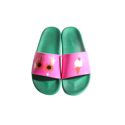 Sandalias esenciales de verano verdes
