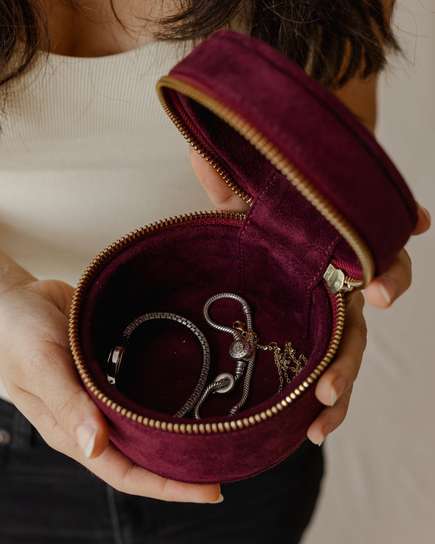 Ethnica Jewellery Box Burgundy