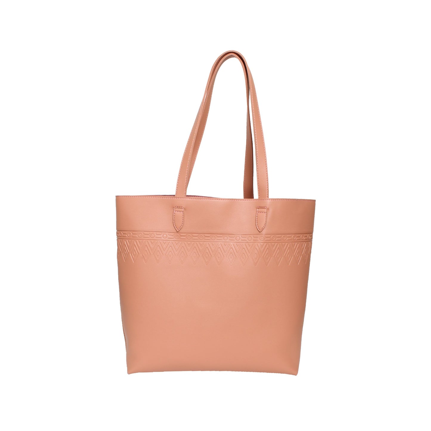 Couro Tote Tangle Rosa