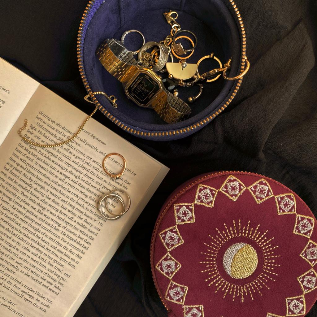 Ethnica Jewellery Box Burgundy