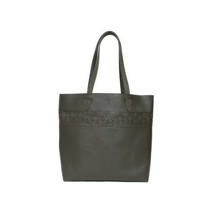 Bolso de cuero Clan Olive